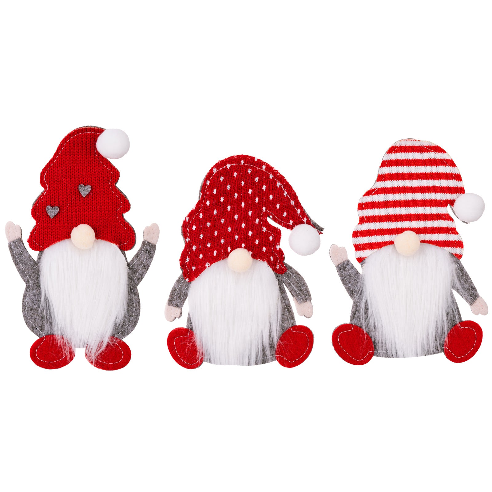 Wholesale New Faceless Old Man Fabric Knife and Fork Cutlery Set for Christmas Decoration